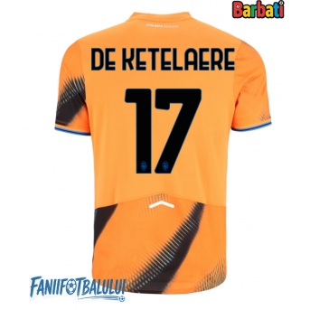 Atalanta Charles De Ketelaere #17 Tricou Fotbal Replică 2025-26 Barbati Treilea
